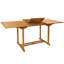 Table de bar extensible en teck