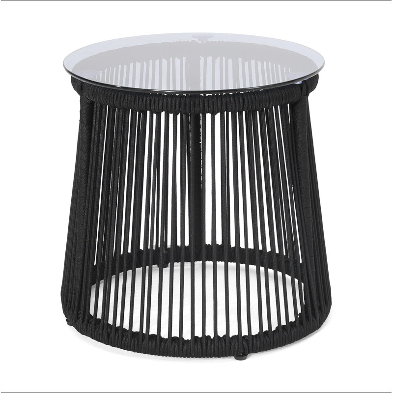 MOONSTONE SIDE TABLE, Black