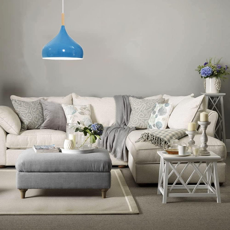 Marlborough 1 - Light Dome Pendant, Blue