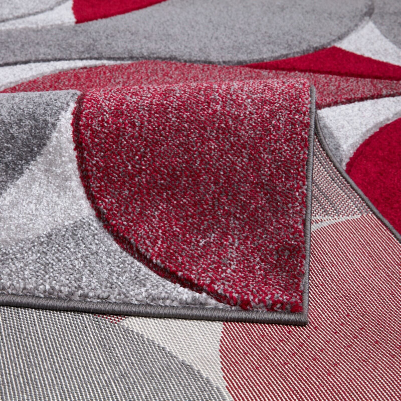 Abeed Abstract Area Rug, Rectangle 60 x 110cm 