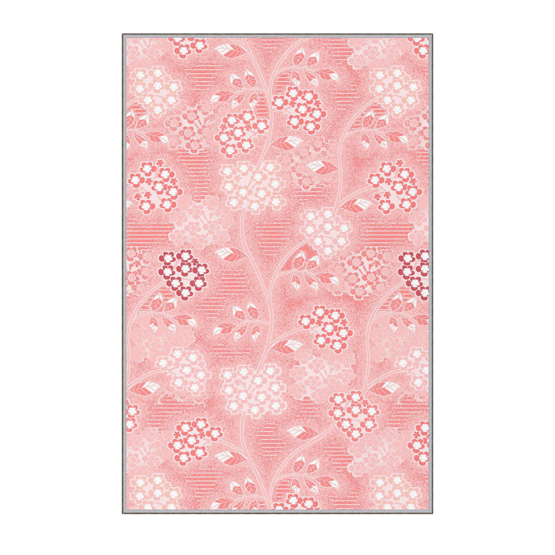 Stylish Hall Carpet 2.6 x 4.9 Feet, 1% Polyester with 8 mm Pile Height | Antibacterial, Non-Slip PVC Felt Dot Underside | Machine Washable, 3D Digital Printing | Perfect for Home Entryways & Living Spaces