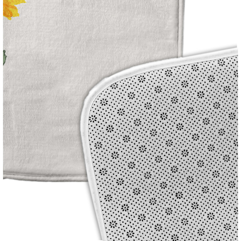 Tapis de bain Lowrey Daffodils, l 24 po x L 36 po, Jaune