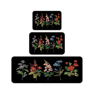 Tapis de cuisine 3 pièces