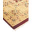 Tapis rouge / sable noué à la main de conception unique 7 pi 10 po x 9 pi 10 po Roscigno