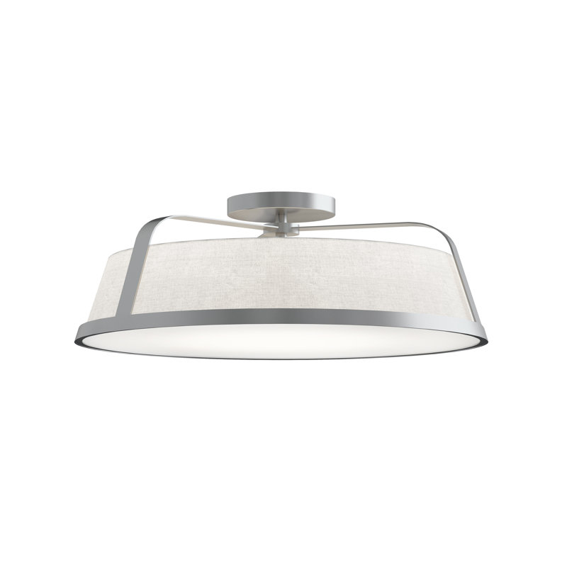 Jamori 18'' Med Base Ceiling, Satin Nickel