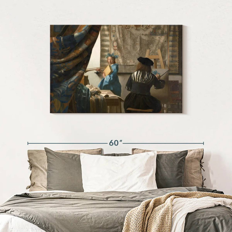 Senne, l'art de peindre, H 30 po x l 45 po