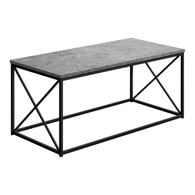 Table basse, accent, cocktail, rectangulaire, salon, stratifié de L 40 po, contemporain, moderne