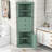 Fetiere Freestanding Bathroom Cabinet, Triangle Tall Cabinet with Drawers and Adjustable Shelves-2079072308