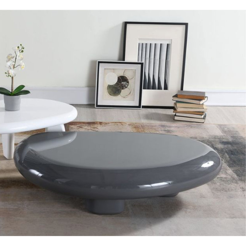 Gray High Gloss Coffee Table
