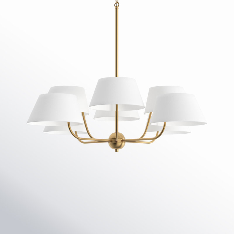 Arielle Dimmable Classic / Traditional Chandelier, 21.5" H x 40" W