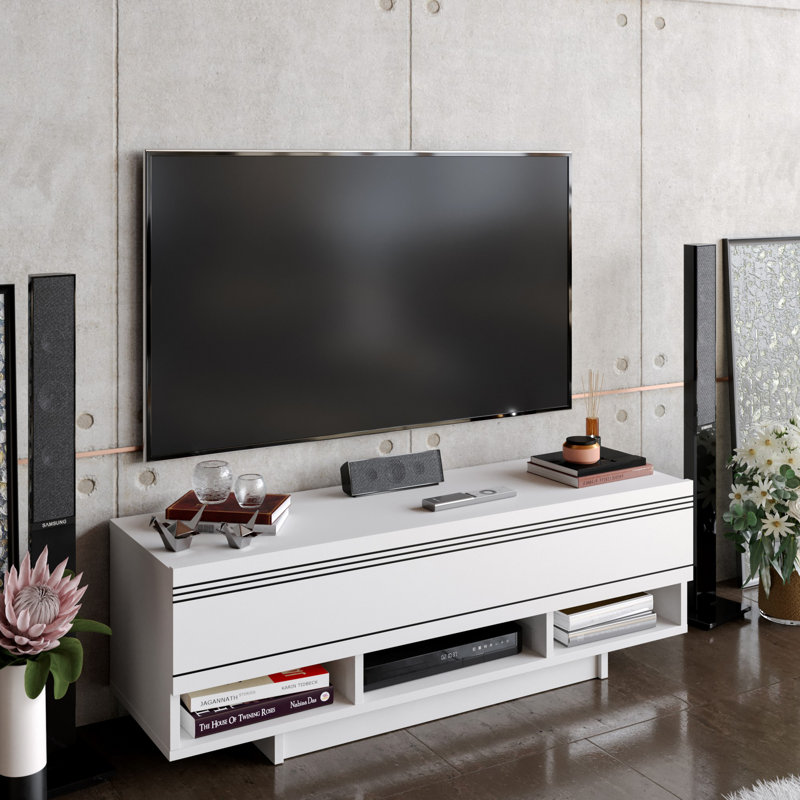 Lenoire TV Stand - TVs up to 50", White