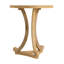 Tables de bout peu encombrantes, bois aggloméré naturel, décor rustique pour petite maison