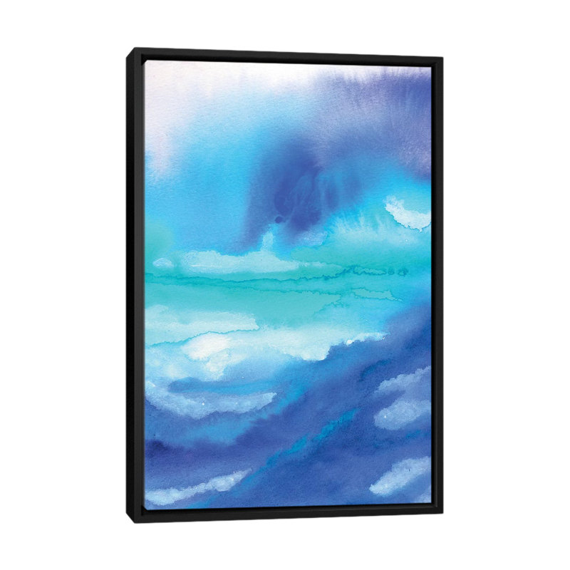 «Rise 2», reproduction sur toile, H 26 po x l 18 po x P 1,5 po, Toile avec cadre noir, Pas de tapis