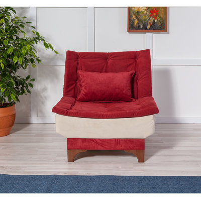 Fauteuil convertible capitonné l 29,53 po Crosland