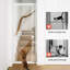 Barrière pour chat 79 po de haut, 79 po de hauteur, barrière pour chien en acrylique transparent pour les escaliers de porte, convient aux ouvertures de 27,5 po à 32 po de largeur, sans barrière de sécurité pour animaux de compagnie à l'intérieur-1676298510-1664116201