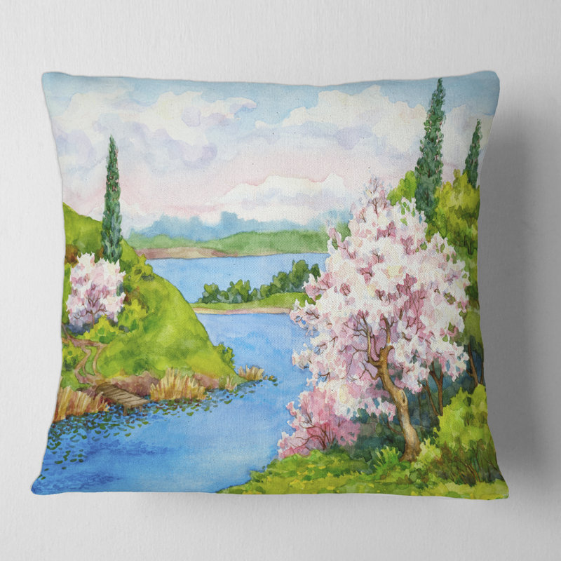 Housse de coussin et insert Spring Spring Under a Bright Sky Square, 16" x 16"