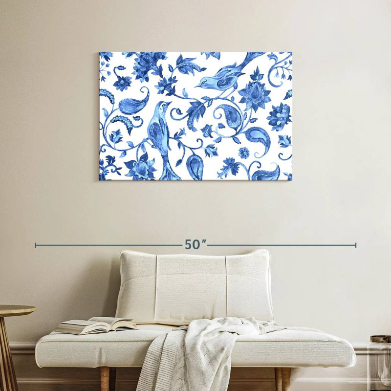 Kerner Floral Paisley, 24" H x 36" W