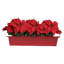 Boîte à fleurs rectangulaire en acier émaillé pour l'intérieur et l'extérieur pour fenêtre, ensemble de deux.-72844155-72844148