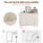 Six Drawer Solid Fir Wood Dresser with Large Storage Cabinet Mid Century Style Chest of Drawers for Bedroom Closet Living Room Kitchen Sideboard-992052329