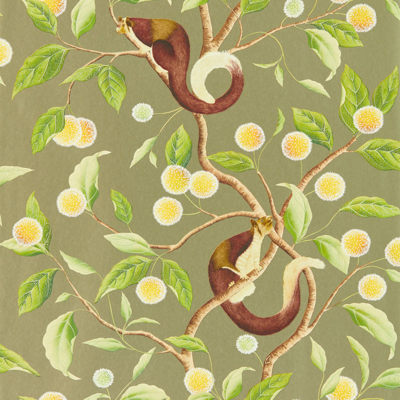 Nellie 10.05m x 68.6cm Gilver/Meadow Wallpaper Roll, Gilver/Meadow