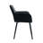 Kristina 17'' H Velvet Upholstered Metal Armchair-1812983921