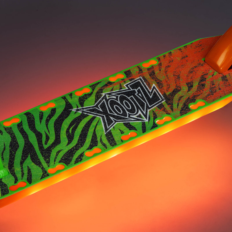 Xootz Wild Rider LED Scooter , Green