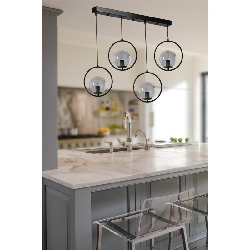 Crelake 4 - Light Kitchen Island Pendant