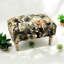 Winchell 40cm Wide Rectangle Animal Print Ottoman with Storage, Hand-Finished Footstool, Stylish Living Room Accent