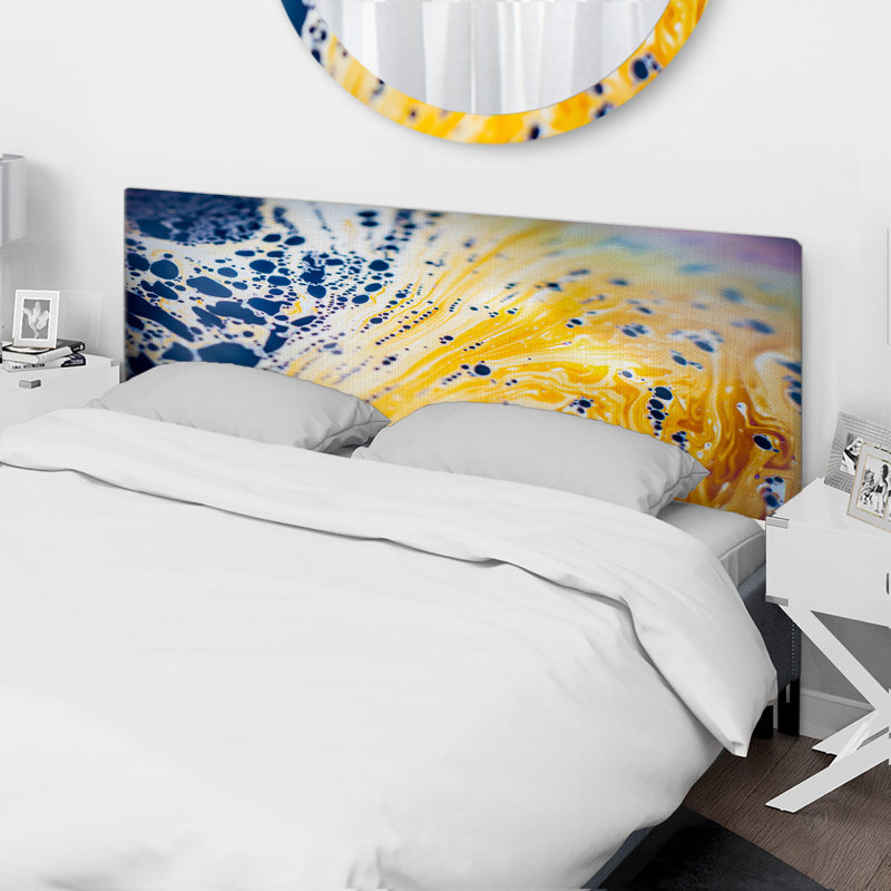 Carvis Upholstered Panel Headboard, Queen
