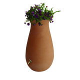 65 Gallon Rain Barrel with Planter Top