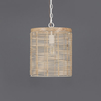 Mini-luminaire suspendu Vannerie