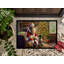 Paillasson Wirehaired Pointing Griffon and Santa Claus-112753771
