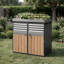 Metal Double Bin Store