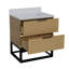 Meuble-lavabo simple avec plateau de meuble-lavabo simple 30 po Chibuzor-308255761-308255762