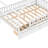 Nystead Slat Headboard Design Bed with Drawers-945866301