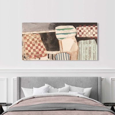 Chequered Fantasy by Leonardo Bacci - Wrapped Canvas Print
