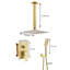 Robinet de douche de salle de bain avec valve brute