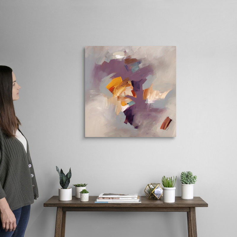 « Ludique curiosité II » par Sydney Edmunds, reproduction d’art, Toile tendue, H 20 po x l 20 po x 1,25 po
