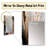Abstract Golden and pink infinity rivers I - Liquid Ink Unique Wall Mirror, Modern Mirror, Printed Metal Art-785789281