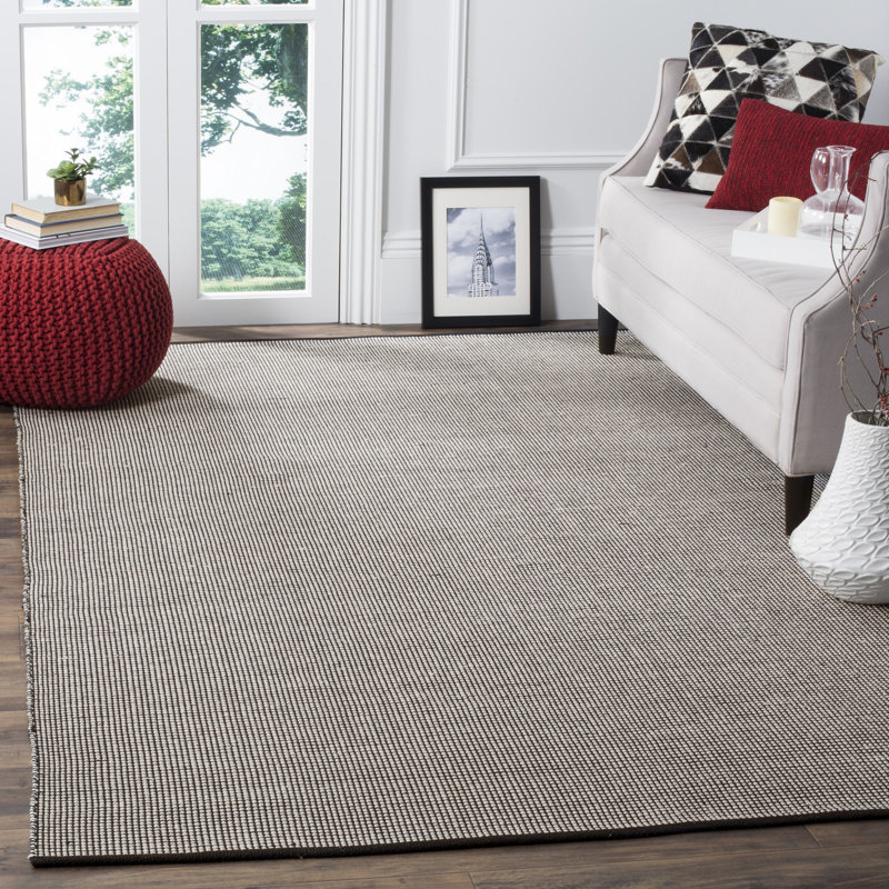 Cayman Hand Woven Cotton Geometric Rug, Rectangle 6' x 9'