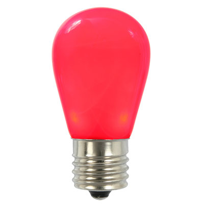 S14 LED 130V Ceramic Bulb .96 Watts, 120V, E26 Medium Nickel Base, 10 Bulbs per bag