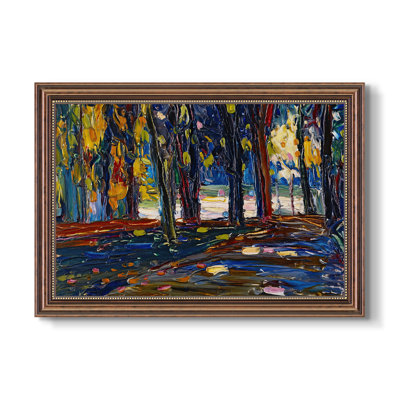 Autumn Study, 1908-Wassily Kandinsky-Custom Framed Canvas