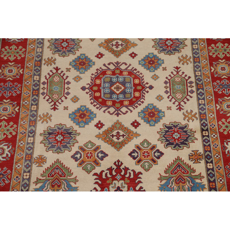 Tapis oriental géométrique Kazak 10