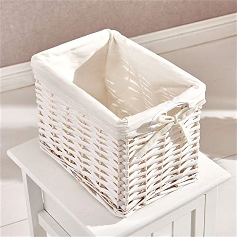 Amanni 35 cm W Bedside Table, White