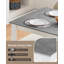 120X80x75cm/ 138x90x75cm Dining Table, Greywhite-1225590494