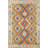Geometric Wool Kilim Oriental Foyer Rug 3x4