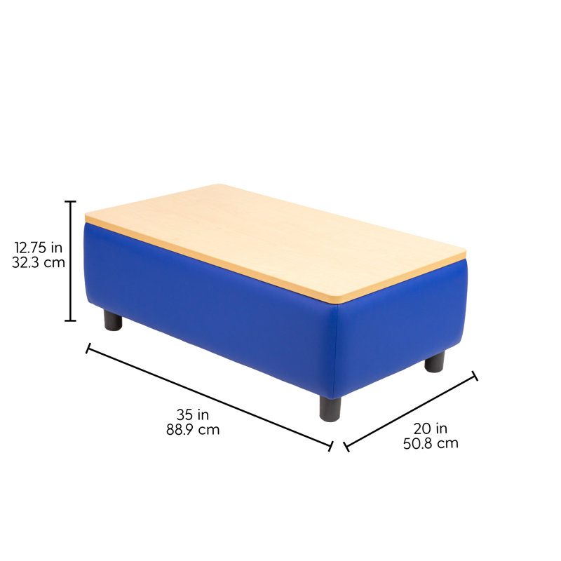 Table basse modulaire Kid Comfort, Bleu