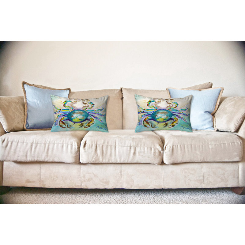 Outdoor Reversible Throw Pillow