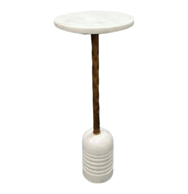 Table d'appoint Beacon avec plateau en marbre