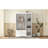3-Door Mirror Wardrobe with shelves